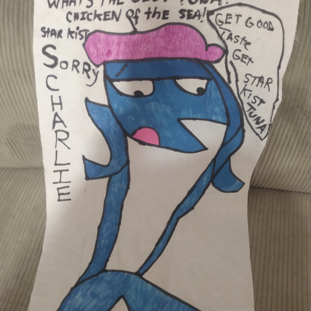 This Is Charlie The Tuna Pillow Or Wall Hanging